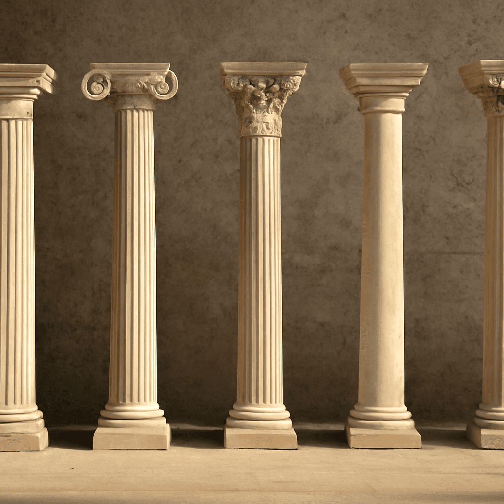 Greek Column Types: Doric, Ionic, and Corinthian Compared