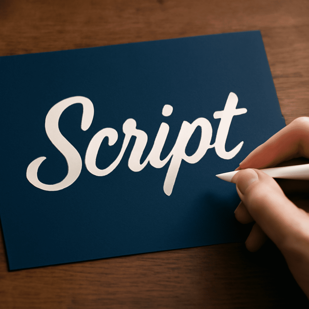 Exploring the Elegance of Script Fonts in Design